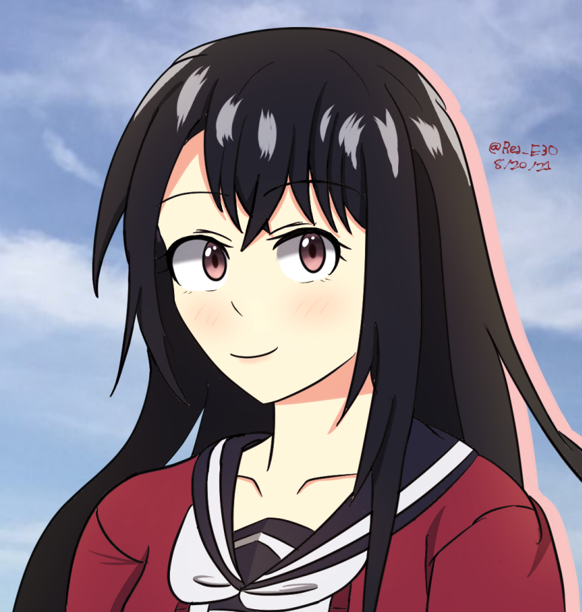Red_E30's tweet photo. I watched Senryu Girl recently and I loved it, so I drew Nanako! She's so adorable!

#川柳少女 #senryugirl https://t.co/MBqxqM5kr0