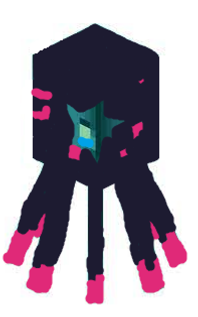 CorruptedFavs's tweet photo. Corruption 37: Glow Squid from Minecraft. Requested by @BobFNF. https://t.co/PweEukUt8s