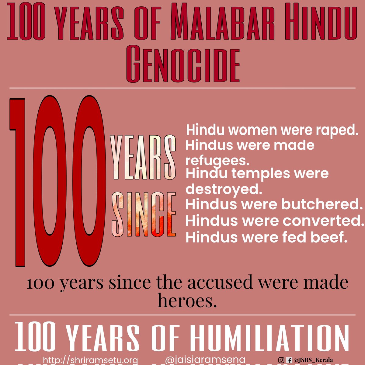 Adv_sreenath's tweet photo. 100 years of MoplahRiots is 100 years of Humiliation for Hindus in the Country that they don’t know about this.
#खिलाफत_की_डरावनी_सच्चाई #secretsofmoplah #100yearsofmalabarhindugenocide @keveeyes @MBalkrishnan @ak_sanan https://t.co/ZeqUNw0UIf