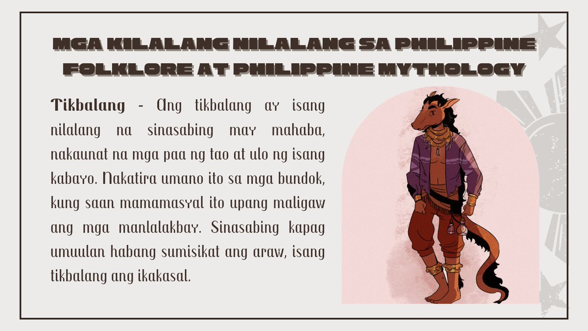 METIER_RP's tweet photo. @met6tron @adelinefiles ㅤㅤ

━━━ㅤMGA KILALANG NILALANG SA PHILIPPINE FOLKLORE AT PHILIPPINE MYTHOLOGY: TIKBALANG

ㅤㅤ https://t.co/i09AU9lU1t