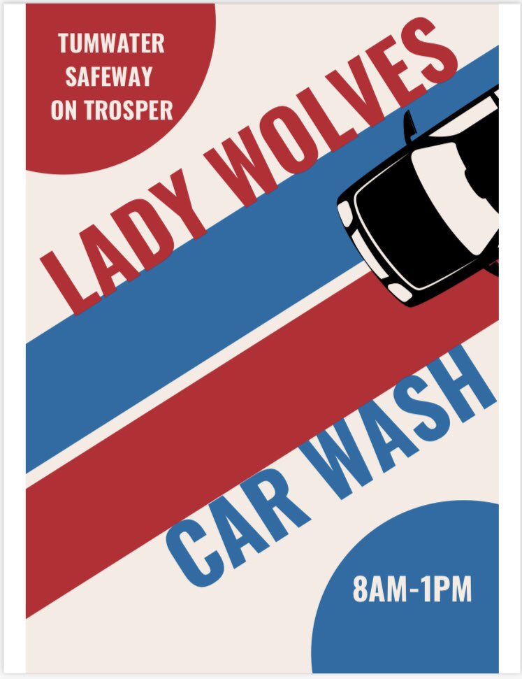 Come support the Lady Wolves! 
<a href="/BHXCWolves/">BHXC</a> @IvaluePhysEd <a href="/bhhsyounglife/">Blackhillsyounglife</a> <a href="/OlyPD/">Olympia Police Dept.</a> <a href="/LaceyPolice/">Lacey Police</a> <a href="/ThurstonSheriff/">Thurston Co. Sheriff</a> @tumwaterprez <a href="/MrValzChemistry/">Mr. V Chemistry</a> @IvaluePhysEd 

<a href="/TumH2OSoccer/">TUMH2O Soccer</a> pop over &amp; make the wolves wash your car. 😂 Donate if you can. We’ll come support you @ your next fundraiser.