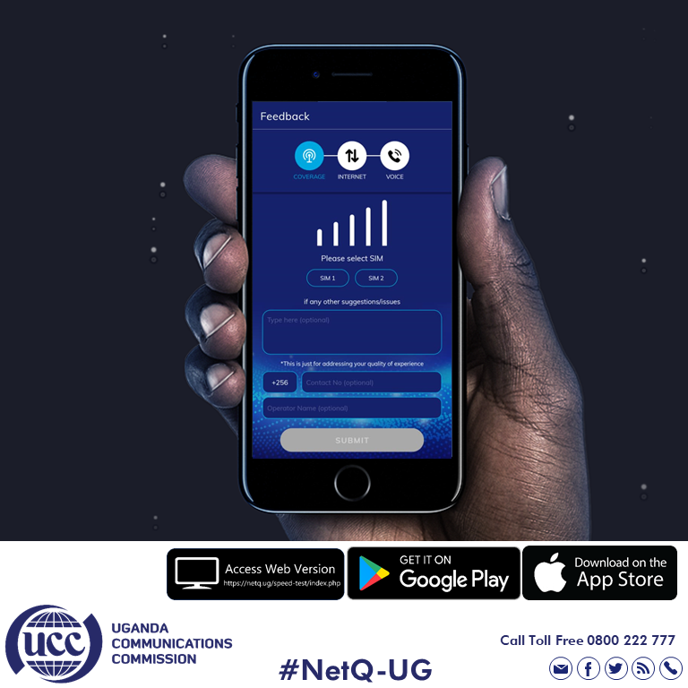 #NetQ-UG

I don’t understand my results. 

Speedtest measures the speed between your device and a test server using your device's internet connection. Several factors involved in the test can result in unexpected speeds. 

For App tech support, please contact netqug@ucc.co.ug