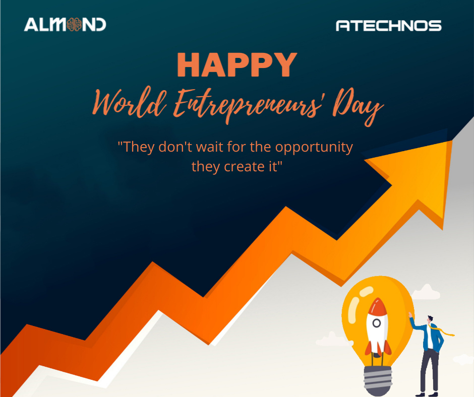 almonds_ai's tweet photo. They are called entrepreneurs, and they make the world a better place.
#Atechnos #Almond #WorldEntrepreneursDay #WorldEntrepreneursDay2021 #EntrepreneurMind #EntrepreneursMindset #EntrepreneurSpirit #Entrepreneurs #BeYourBoss #Ambition #Hustle #Motivational #Entrepreneurship https://t.co/oDbcVV8jAZ