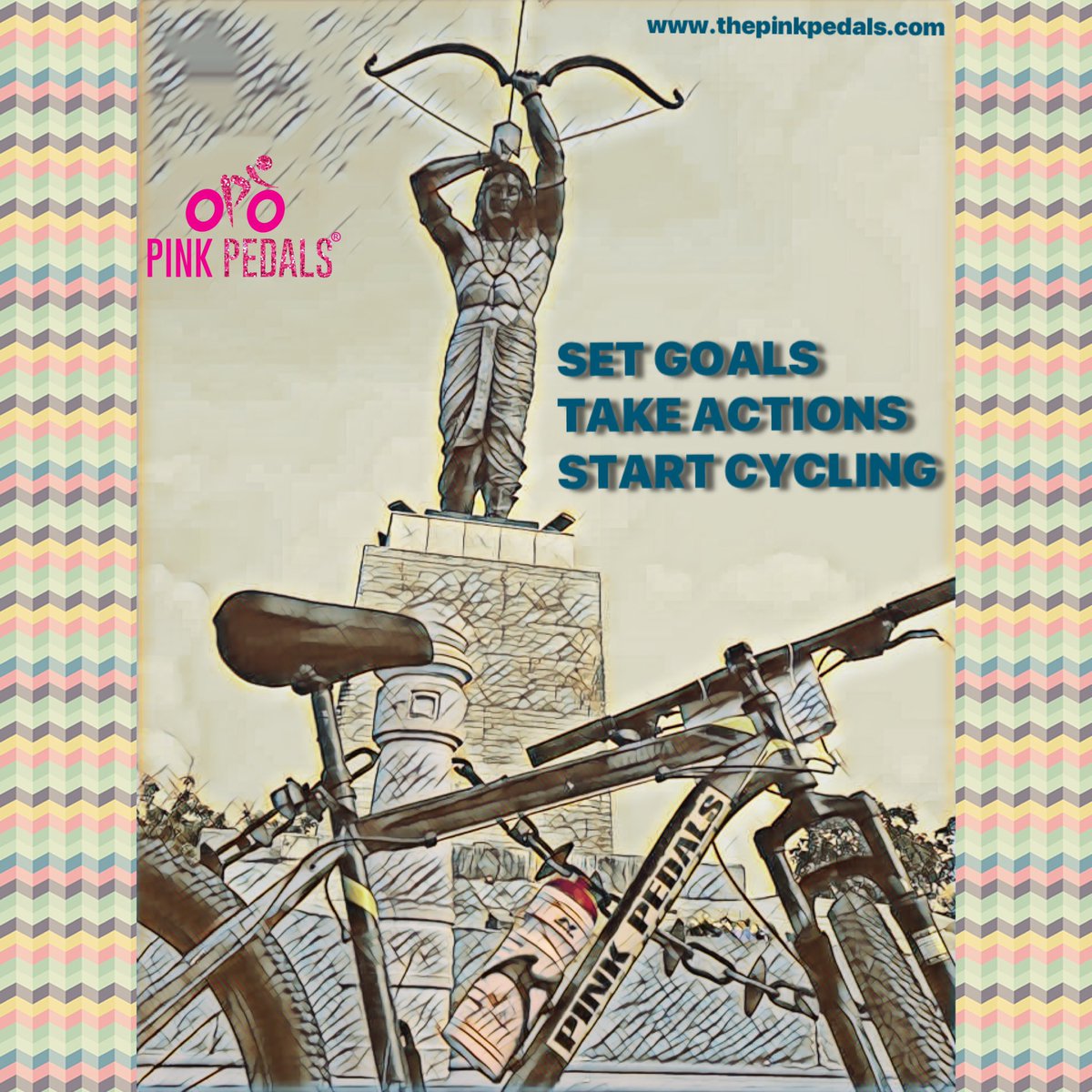 thepinkpedals's tweet photo. Goal without an action is just a dream.
This #weekend start your actions to reach ur #goals
#weekendvibes #weekendgoals #goalsetting #cycling #cyclinglife #cyclinggoals #pinkpedalsjaipur #thepinkpedals #pinkpedals #cyclist #cycleride #weekendride #wonderer #soloride #traveller https://t.co/vufNxWz3Tn