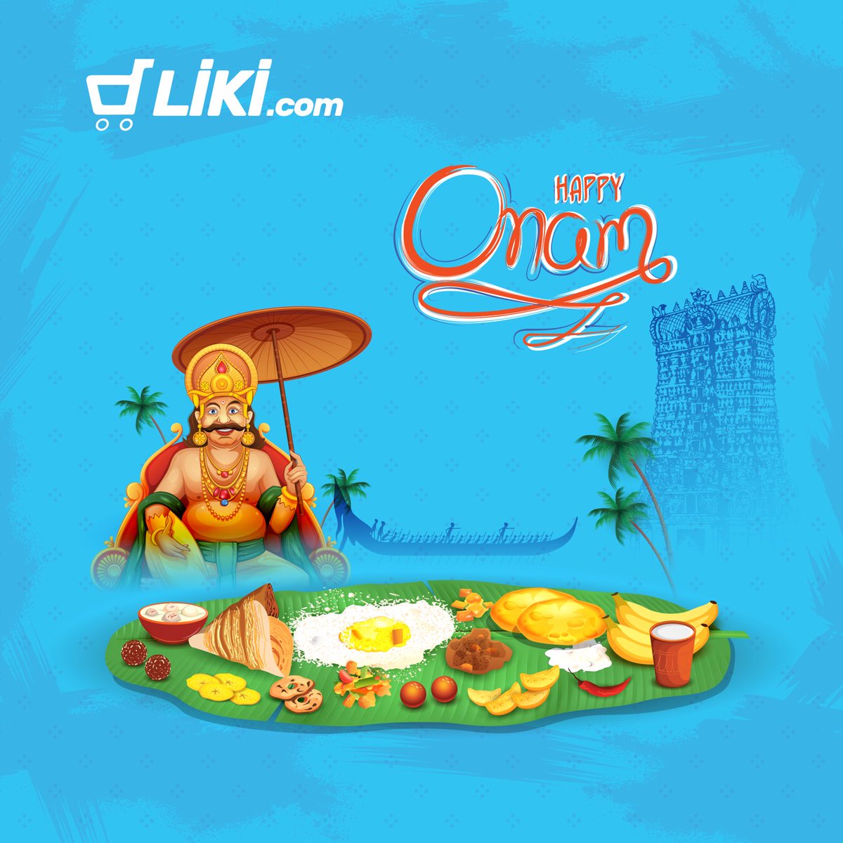 MyLikiShop's tweet photo. Liki wishes everyone a very Happy Onam.

#ShopNow https://t.co/ECRUuYfOpH and get everything in a consolidated delivery.

#Liki #indiansupermarket #ecommerce #doorstepdelivery #deliveryinmumbai #onam2021 #onamfestival #onamcelebration #onamspecial  #onamsadhya #onamvibes https://t.co/I2tEi4SP1R