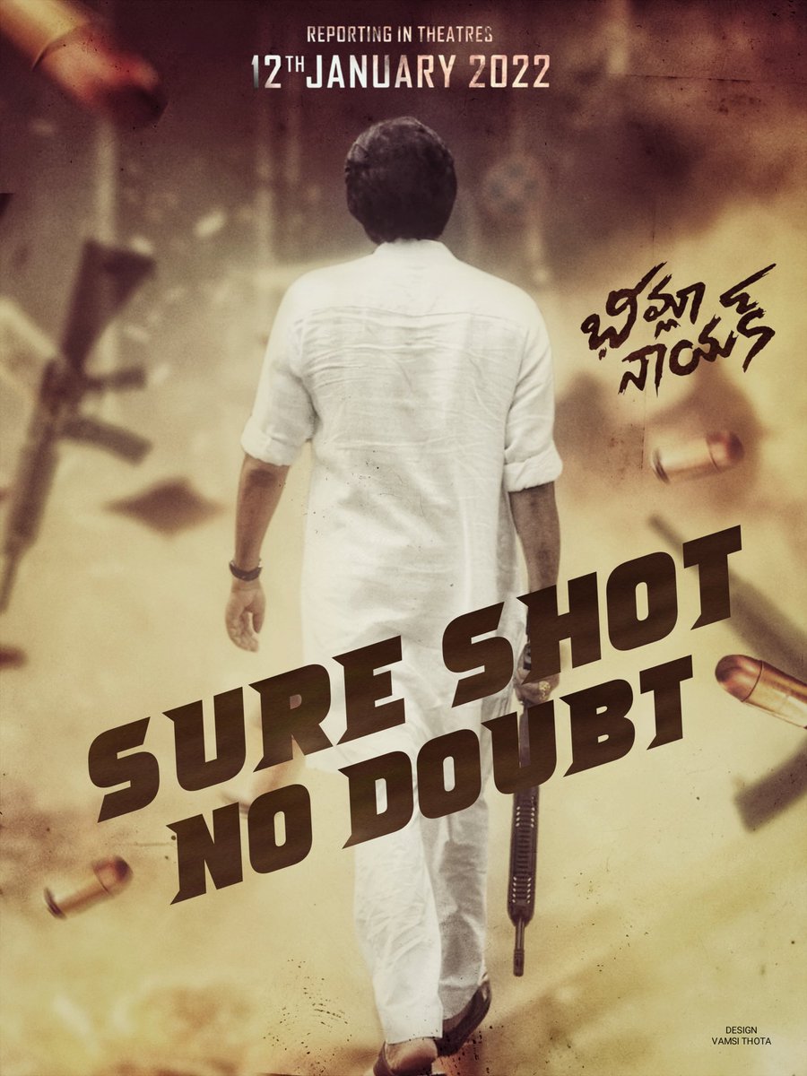 godari_kurrodu's tweet photo. Here's the #Poster_Design ⚡🌪
Sure Shot... No Doubt 💥😎
#BheemlaNayakOnJan12th
@PawanKalyan @RanaDaggubati
@MusicThaman @vamsi84 https://t.co/CdfKD7FOdX