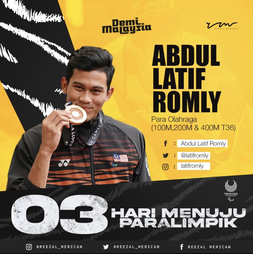 Romly 2020 latif paralimpik Kepulangan pemenang