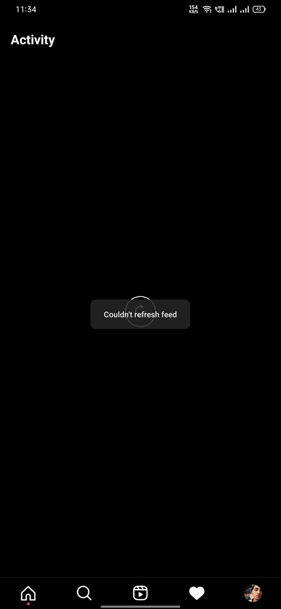 iammusavveer's tweet photo. #Instagram Activity page is not loading since hours.
Are you even facing the same issue?
#instagramdown
#instagramcrash
#instagramactivity https://t.co/5IaLkiv1rE