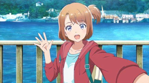 daily orange anime characters on X: the orange anime character of the day  is hinata miyake from sora yori mo tooi basho!  / X