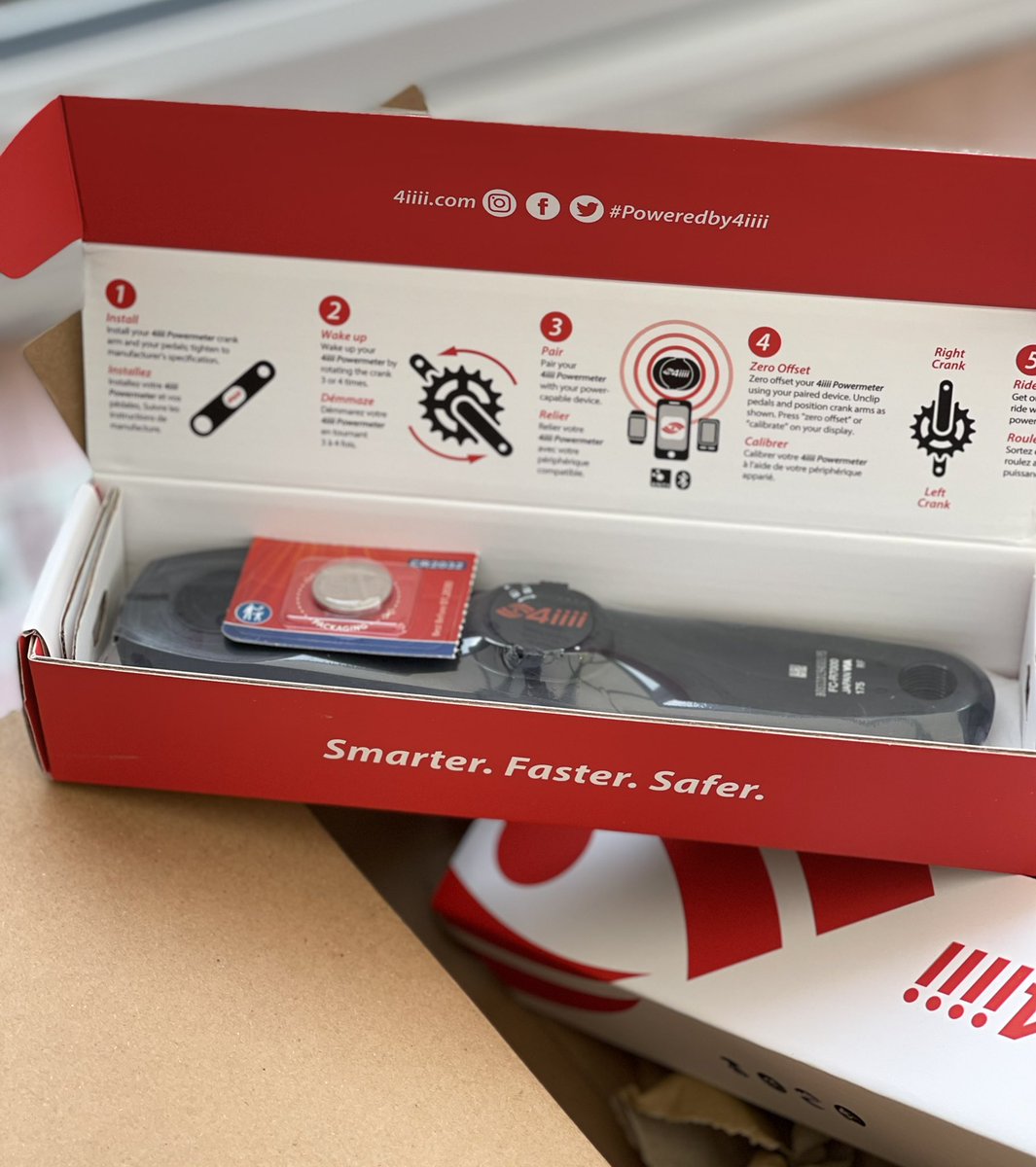 How good are <a href="/4iiiiUK/">4iiiiUKPowerMeters</a> - Crank sent Thurs &amp; back Saturday with power meter on-board!!  #incredble #powermeter #cycling #cyclinglife #trainingwithpower