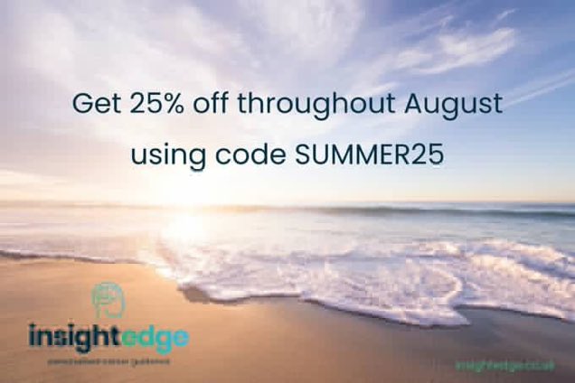 Despite the rain, our summer sale is still going strong! ☔️ 

Order one of our packages before the end of August and get 25% off using code SUMMER25

#careerchange #jobsearch #newjob #sale