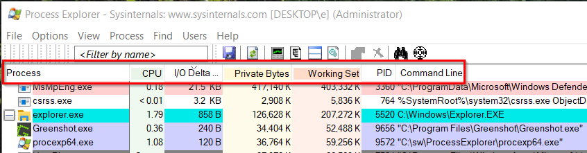 EduRamPT's tweet image. What are your extra columns of choice on Process Explorer? Mine are:
- IODelta -- To find why an SSD can be slow.
- CommandLine -- To lookout for shady processes.
By the way ... you know ProcessXP ... right?
@Sysinternals #processexplorer