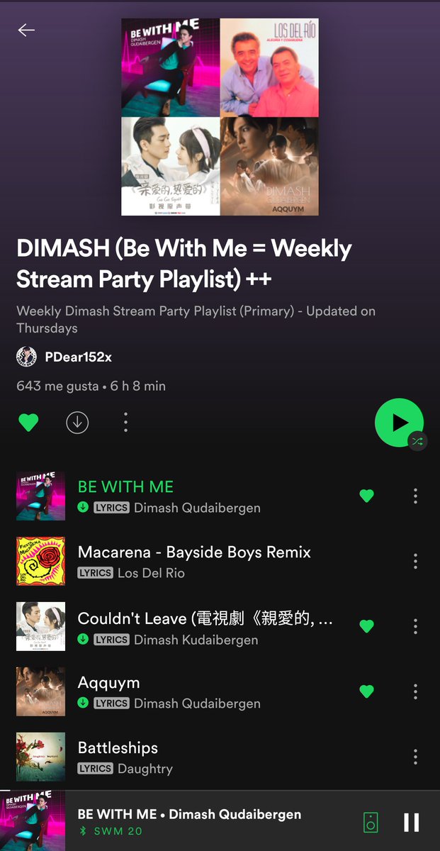 @dimashcharts @dimash_official 🎧 Hi! We will listen to this Playlist at any time! 

#DimashStreamingParty with @dimash_official 
#DimashSpotify