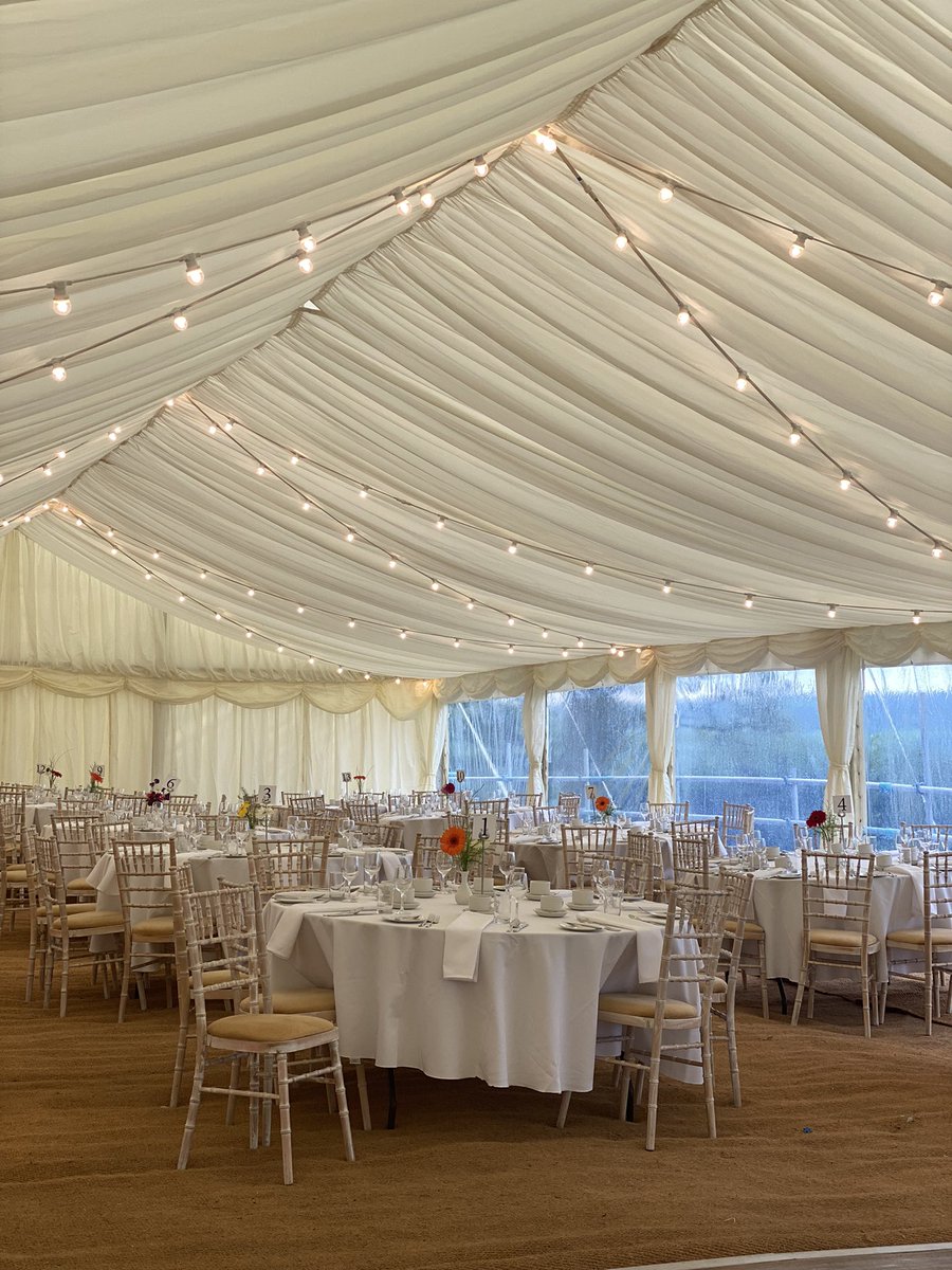 What a view from marquee @AbbasMarquees1 for #Rogers belated birthday celebration #Glastoburytor #happybirthday #Tastecatering