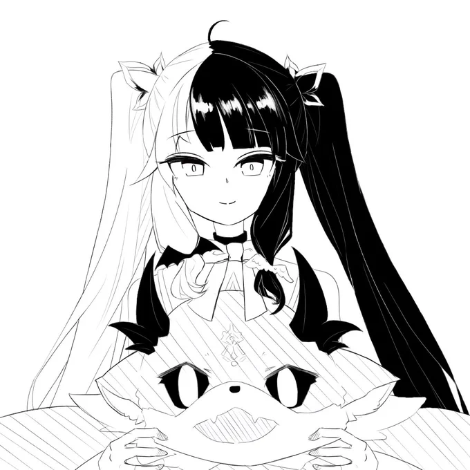 あくまじ結構好きだから積極的にコラボしてくれ
#でびるさまにささげるえ  #れなの鳥っくあーと 
