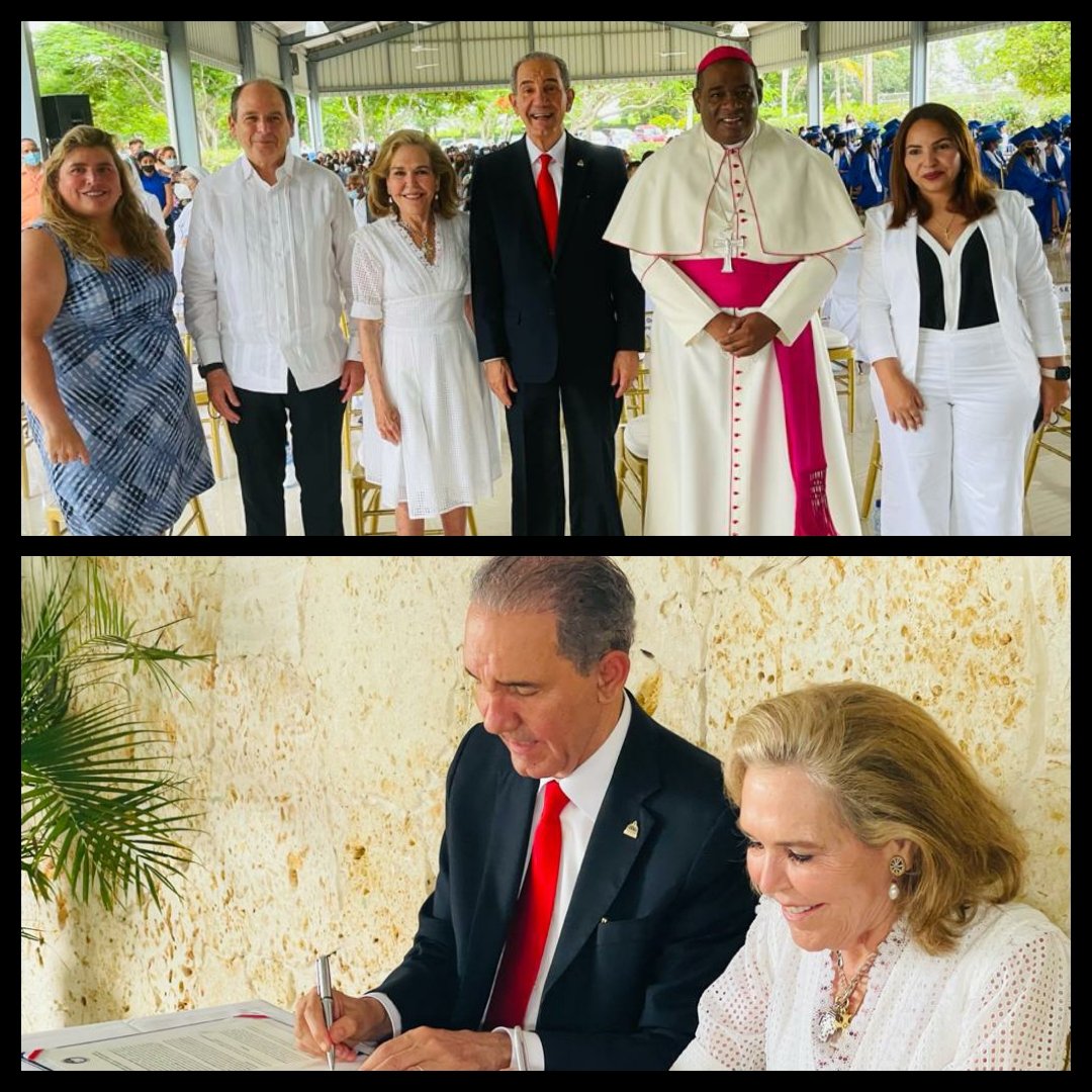 fgarciafermin's tweet photo. Momento firma Acuerdo Mescyt-Fundación MIR. La Sra. Lian Fanjul y Franklin García Fermín, firman Acuerdo para ayudar con Becas a jóvenes talentosos de los bateyes de La Romana @MESCYTRD @luisabinader https://t.co/a6GzbAhN0E