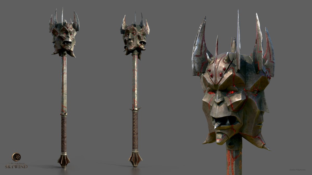 shabnaaak's tweet photo. 'Daedric Scourge' Morrowind re-make for Skywind
https://t.co/tHhySJu48Q
#3d #skywind #morrowind #lore #scourge #weaponart #3dmodeing #lowpoly #gameasset #gameart #theelderscrolls #tes #tes3 #skyrim #weapon #mace #daedric #malacath #highpoly #maya #3dsmax #blender #zbrush #sculpt https://t.co/ybXBqbUTir