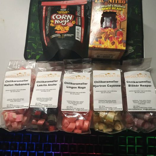 very nice bit of chilli mail from a follower in Sweden im gonna enjoy getting stuck into these.