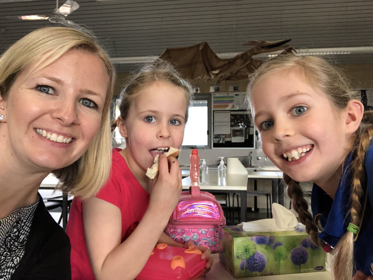It was a whole day event, so I got to have lunch with my girls! Unfortunately they didn’t get to see my talk (as they’re in different year groups), but they heard me practice it and gave some great feedback on my slides. 
#WomenInSTEM #youngscientists #NationalScienceWeek