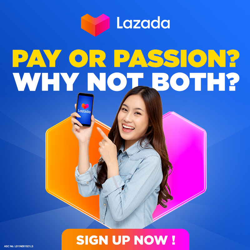 LazadaSellerPH's tweet photo. "Pay or passion”? Pwede namang get paid for your passion, di ba? ✨ Sign up now and start your hobby-turned-home business with Lazada! https://t.co/R3jgZzlqOs