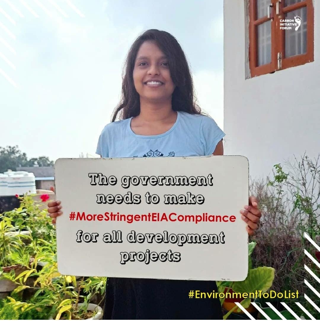 CIFdotorg's tweet photo. The EIA process should modulate the polluting companies &amp; development projects. As opposed to this, the 2020 draft proposes to ease the environmental safeguards. 

We request @byadavbjp to withdraw the EIA 2020 draft &amp; make more stringent EIA compliance.

#climateaction https://t.co/wR599YMx83