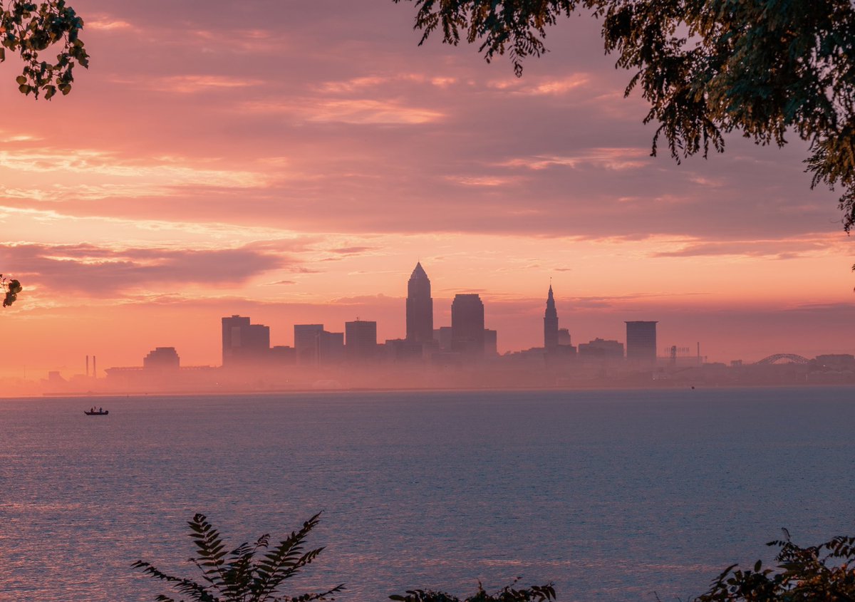 Saturday’s Sunrise in Cleveland, OH