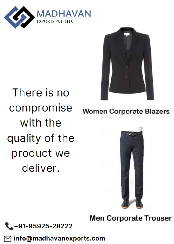 Perfectly stitched uniforms entail discipline and ensure perfection.
 
madhavanexports.com/corporate-unif…...

#quality #uniform #corporateuniforms #exporter #worldwideshipping #worldwide #supplier