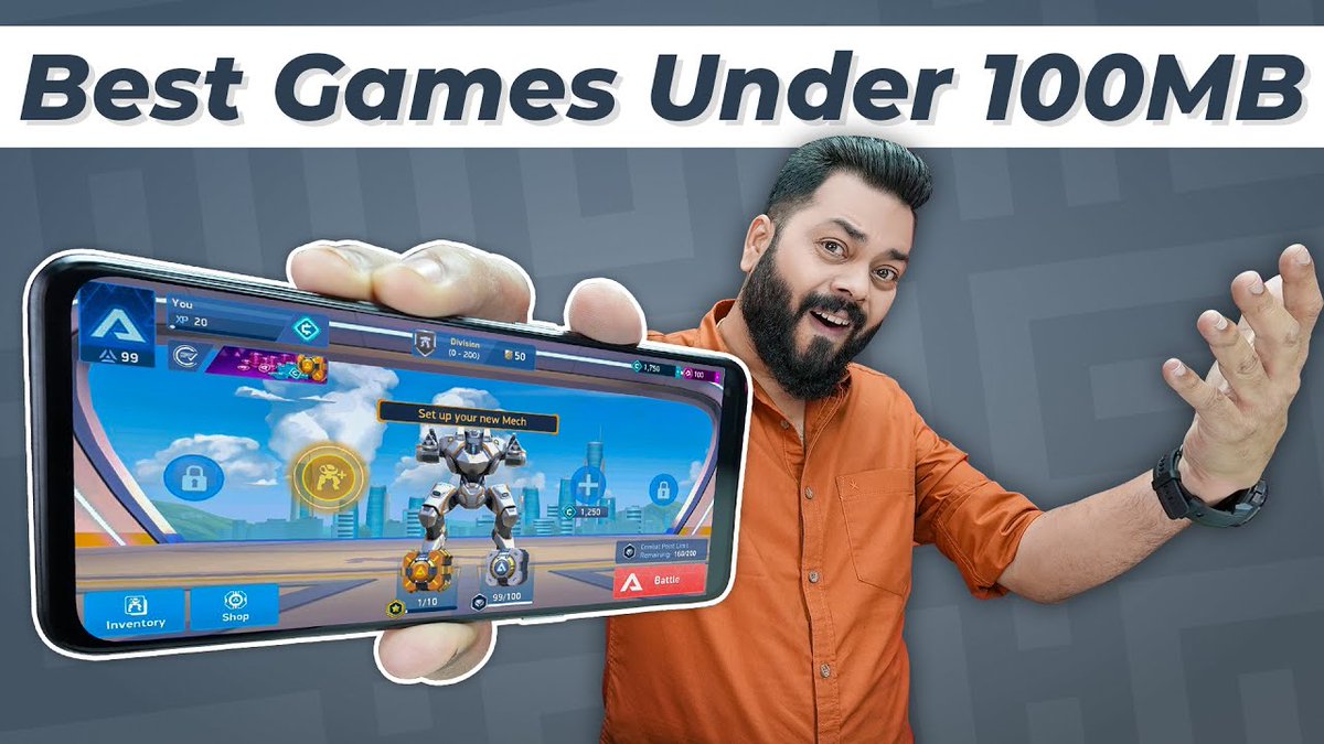 TrakinTech's tweet image. Top 5 Best Android Games Under 100MB ⚡ August 2021 
#BestGames​ #BestAndroidGames
youtu.be/J7YrbBri6vQ