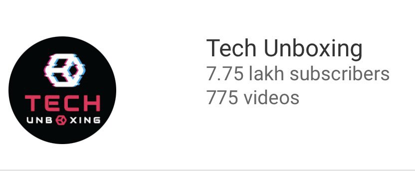 TechUnboxing5's tweet image. I just saw Tech Unboxing has 775K Subs on 775 Uploads 🤓
Thanks Guys for all your love &amp;amp; support 🔥 #TechUnboxing
