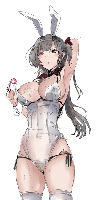落描アッシュグレー白82🐰 