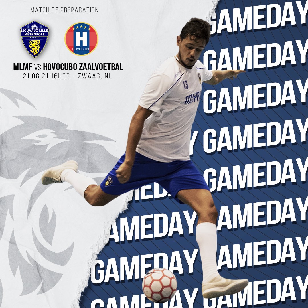 mlmfutsal's tweet photo. 📣 JOUR DE MATCH 🔵⚪️

Pour leur quatrième match de préparation nos joueurs se déplacent face à Hovocubo aux Pays-bas ⚽️

🕓 21 août à 16:00 
📍Sporthal de Opgang 

#Futsal #mlmf #GAMEDAY #futsalplayer #mlmfutsal https://t.co/6yqdkqPUz8
