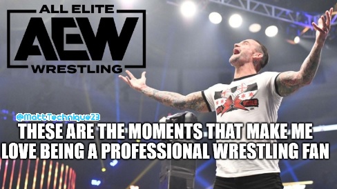 God it's so good to see him back! #CMPunk #AEWRampage #CMPunkisAllElite @AEW #ProWrestling