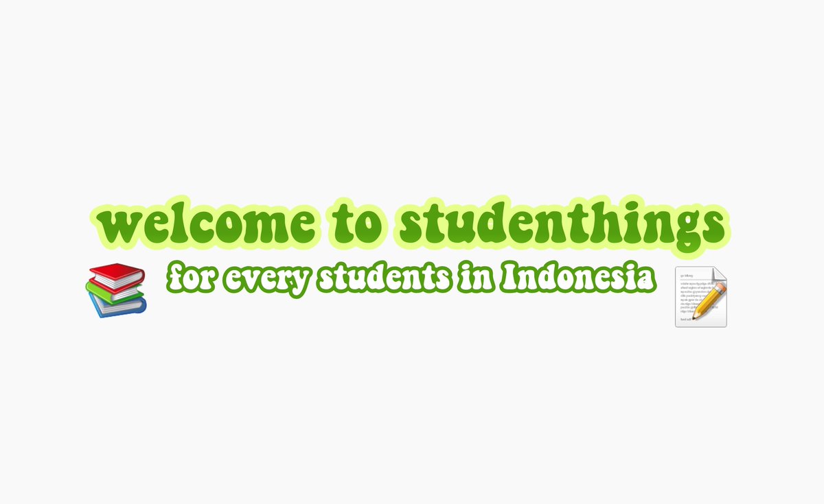studenthings's tweet image. 💚 hallo selamat datang di studenthings!! 🌱