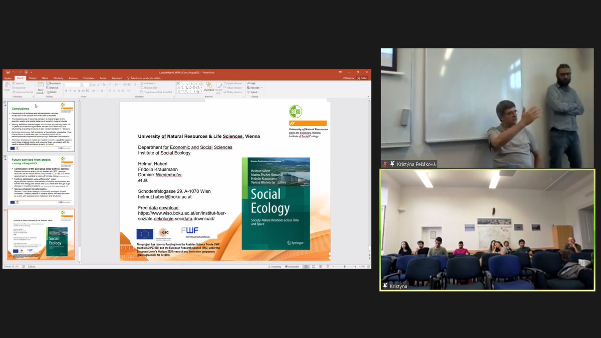 network_iConn's tweet photo. Another interesting day of @network_iConn  training events in Brno. Post Normal Science, Social Metabolism, and Material Flow Analysis are among the topics covered.
@MSCActions @HorizonEU
#complex #network #training https://t.co/EZhFMrYlsM