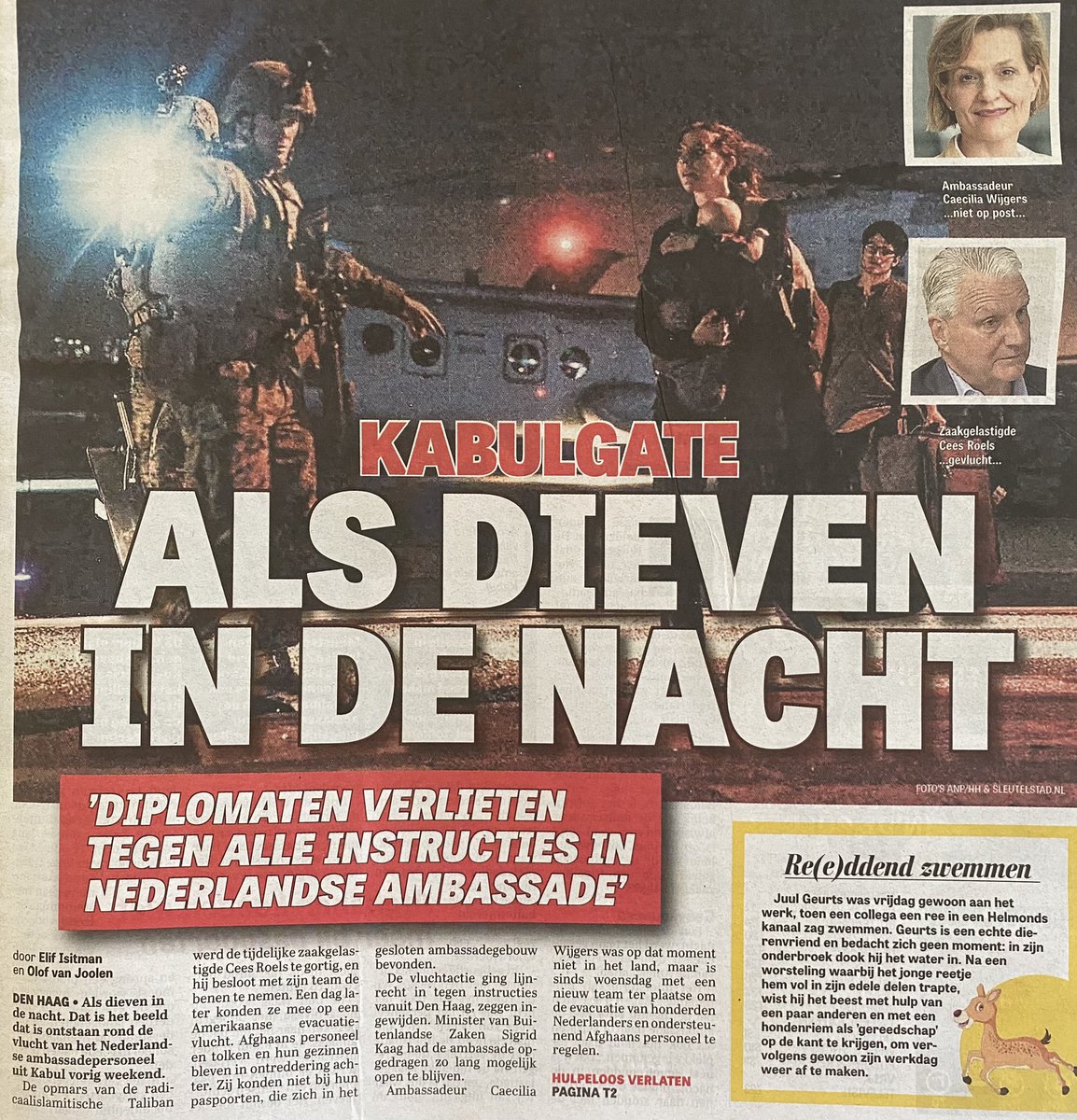 hsdvries's tweet photo. Als dieven in de nacht. Wat een blamage voor de Nederlandse diplomatie. De Schettino’s onder de diplomaten. Er is slechts één politiek verantwoordelijk en dat is dat Kaagmens. #KaagMoetWeg #kabulgate https://t.co/HCoA0HJTwg
