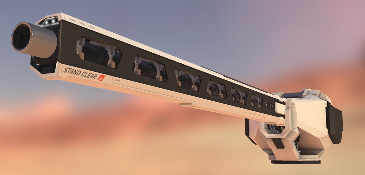 The finished Gauss model, currently in game.