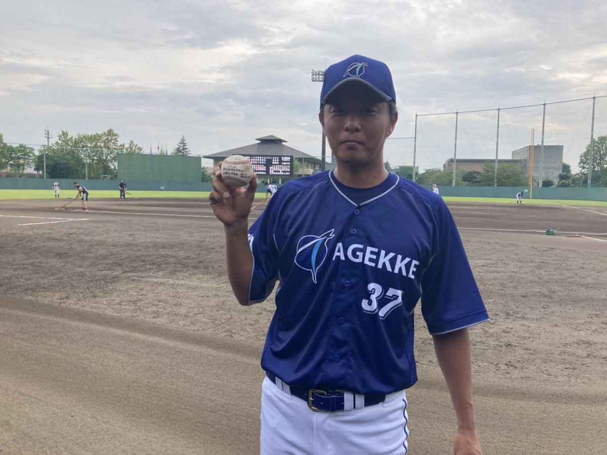 agkbaseball's tweet photo. 【第92回都市対抗野球大会栃木県予選1回戦】

#全那北硬式野球クラブ
000 000 0｜0
826 163 ×｜26
#エイジェック

都市対抗に繋がる大事な初戦を迎えたエイジェックは初回から打線が爆発し、
16安打26得点で勝利！

そして公式戦初出場ながら、ホームランを含む3安打の #八木健史 選手兼任コーチ https://t.co/3SOynR6VLu