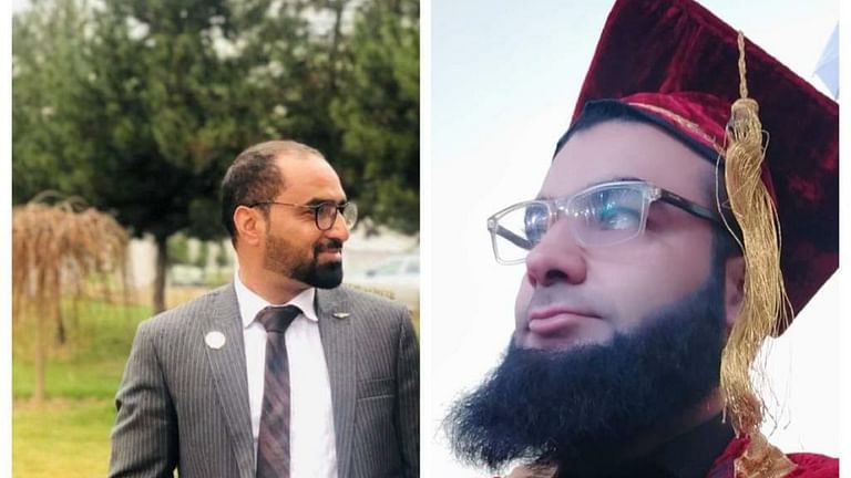 bhat_aafiya's tweet photo. Prof. Adil Rasool and Dr Asif Shah, who teach at the Bakhtar University in Afghanistan have appealed the authorities back in India for their safe return after the Taliban takeover. Lt. Governor Manoj Sinha urged MoS for External Affairs to immediately evacuate them.
#Kashmiris https://t.co/aXTW24kQ2a
