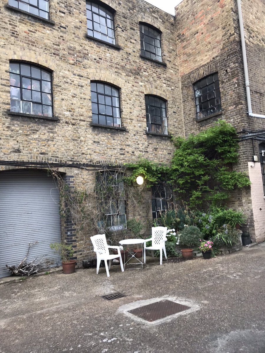 View of my studio this morning whilst taking the dog for a walk