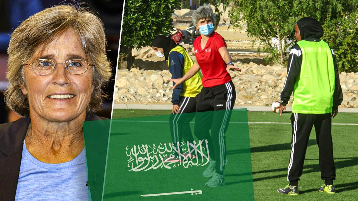 Sportbuzzer's tweet photo. Deutsche leistet Entwicklungshilfe in Saudi-Arabien: Monika #Staab trainiert Frauen-Nationalmannschaft #SaudiArabia
➡️https://t.co/4jcupaVosq https://t.co/y5JwdpYCJj