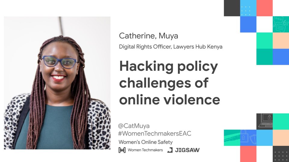 WTMNairobi's tweet photo. Such an informative session from @CatMuya , on the Digital Rights and the laws around that
#WomenTechmakersHackathon https://t.co/TGSb4nX1QE