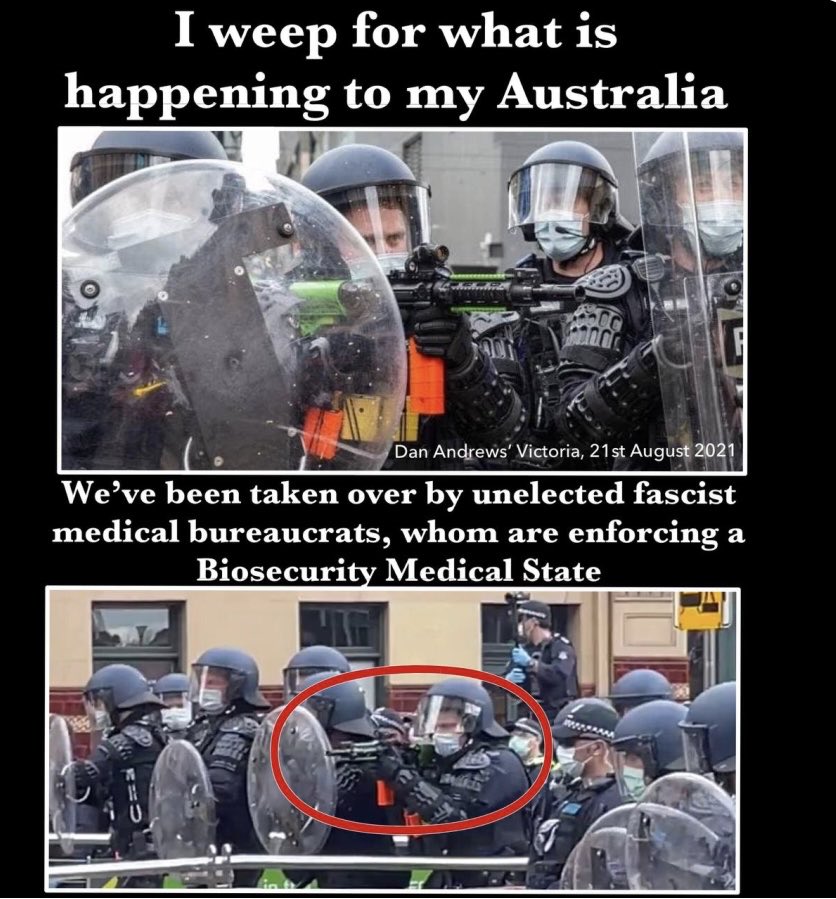 What has happened to OUR Australia ?

Freedoms &amp; Liberties fought for by our ANZACs have been STOLEN by unelected medical bureaucrats who have established a Bio-medical Security State

Endorsed &amp; supported by BOTH LABOR &amp; LIBERAL party

DISGUSTING

We need a THIRD political force