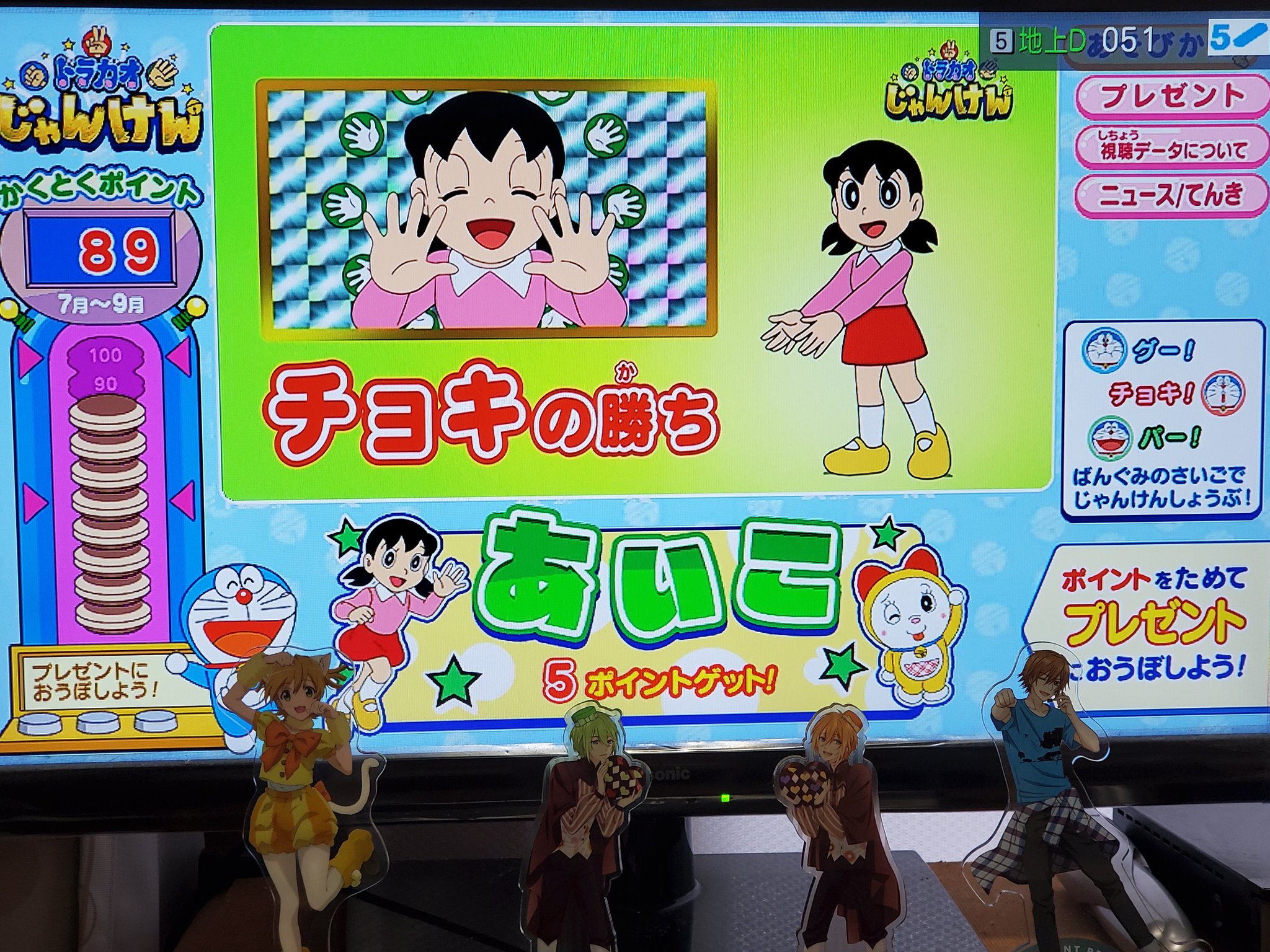 ツインテール 今日のドラガオじゃんけんは勝ったよ ドラえもん T Co Mrxe27xwdo Twitter