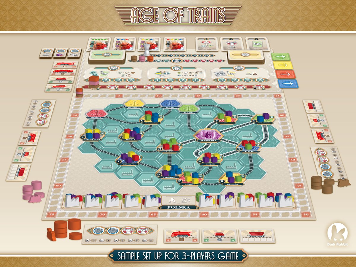 DarkRabbitPL's tweet image. Age of Trains Kickstarter campaign begins on August 23, 2021! 
Let&apos;s give you a quick look at what the game setup looks like!

What do you think?

#age #of #trains #tabletop #gaming #kickstarter #crowdfunding