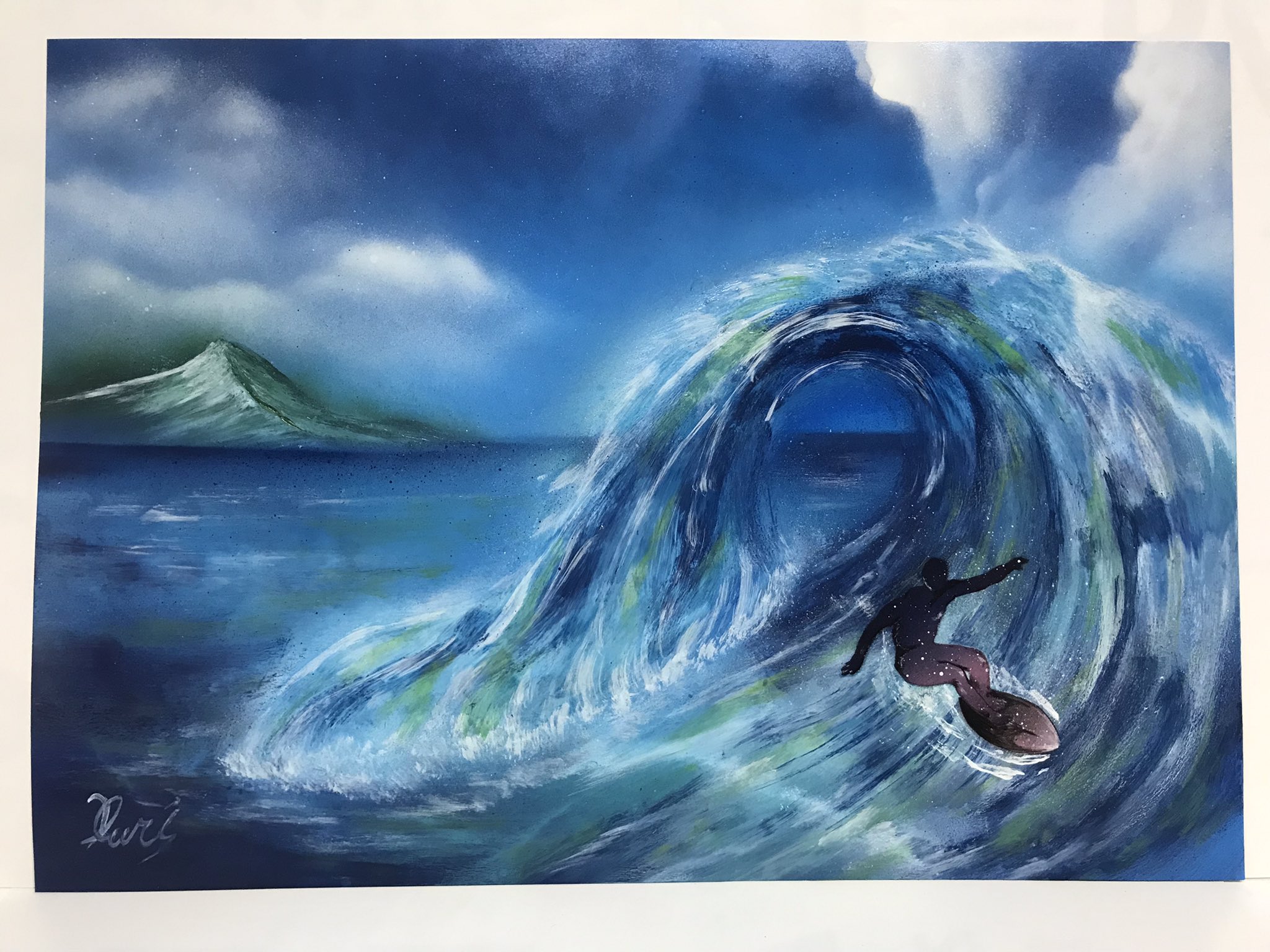 サーフィン 水彩画 アート作品 sddefault.jpg