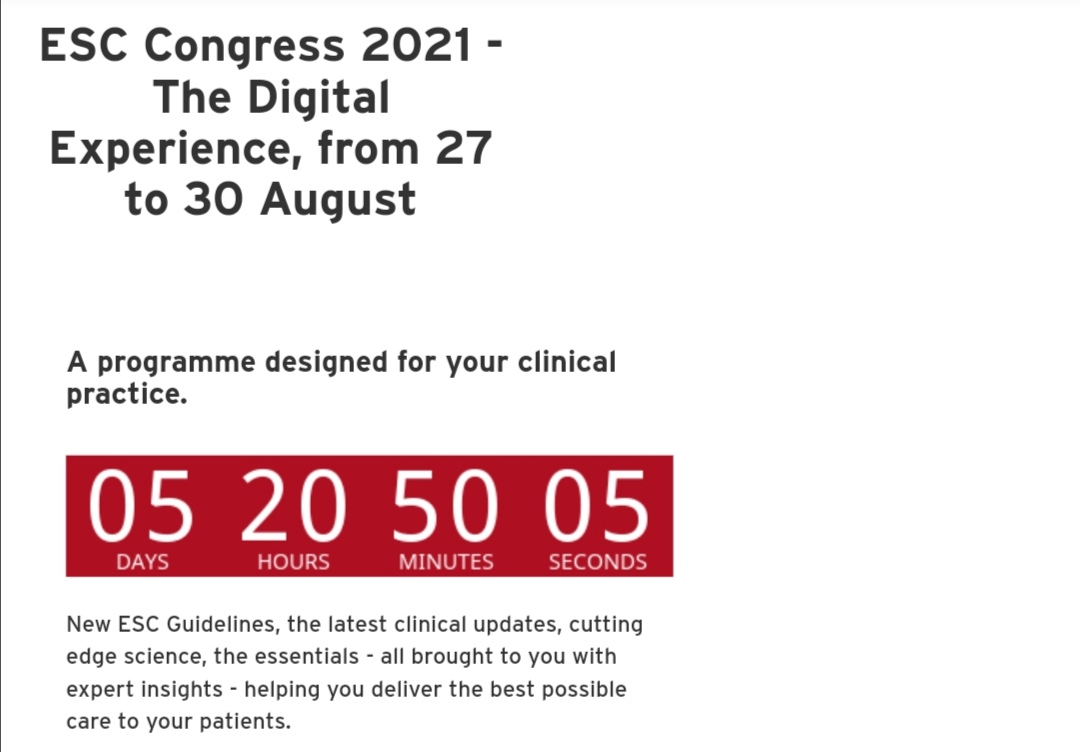 drmilicaa's tweet photo. I am honored to be this year
Official ESC #CardioTwitter Ambassador on #ESCCongress next to a great team #ACVC_ESC
New guidelines, new studies, new research all in one place
Stay tuned🌍 https://t.co/XRmdR5iKxk