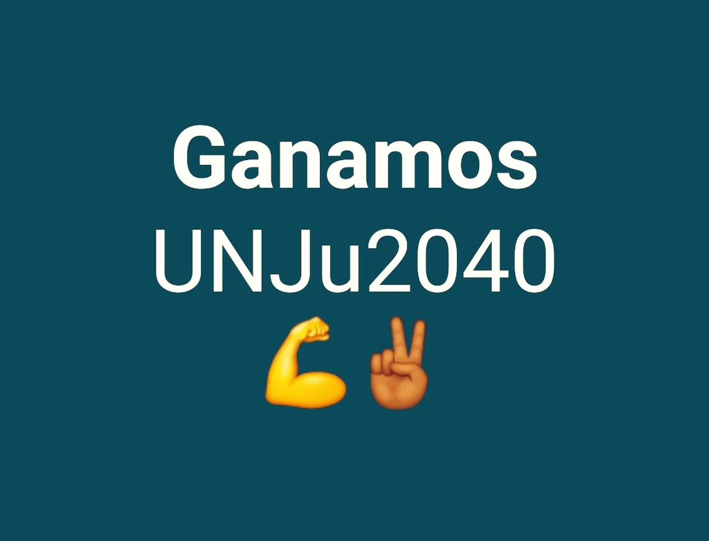 IdentidadFI's tweet image. Solo nos queda decir GRACIAS a todas y todos los que, con su voto, se sumaron a este gran proyecto con grandes desafíos por delante. Somos UNJu2040 y lo que viene #EsEnEquipo 💪💪💪