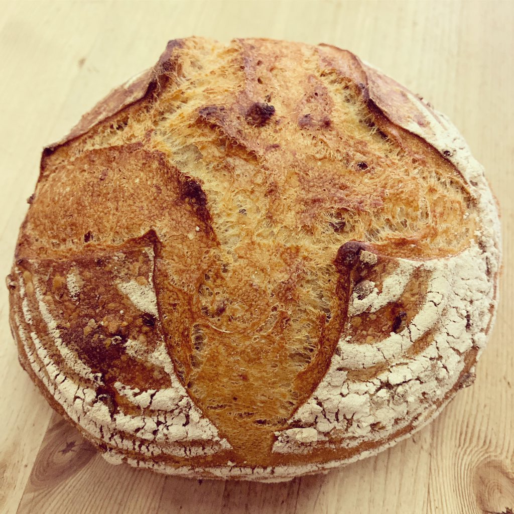 BakehouseAt124's tweet photo. This is our Malted Grain sourdough - what’s your favourite Bakehouse bread??
Happy Saturday! 😀
.
.
#bakers #bakery #tonbridge #kent #sourdough #realbread #artisan #breadbosses #baking #saturday #maltedgrain #bread #naturalleaven https://t.co/VjQOu5Vjov