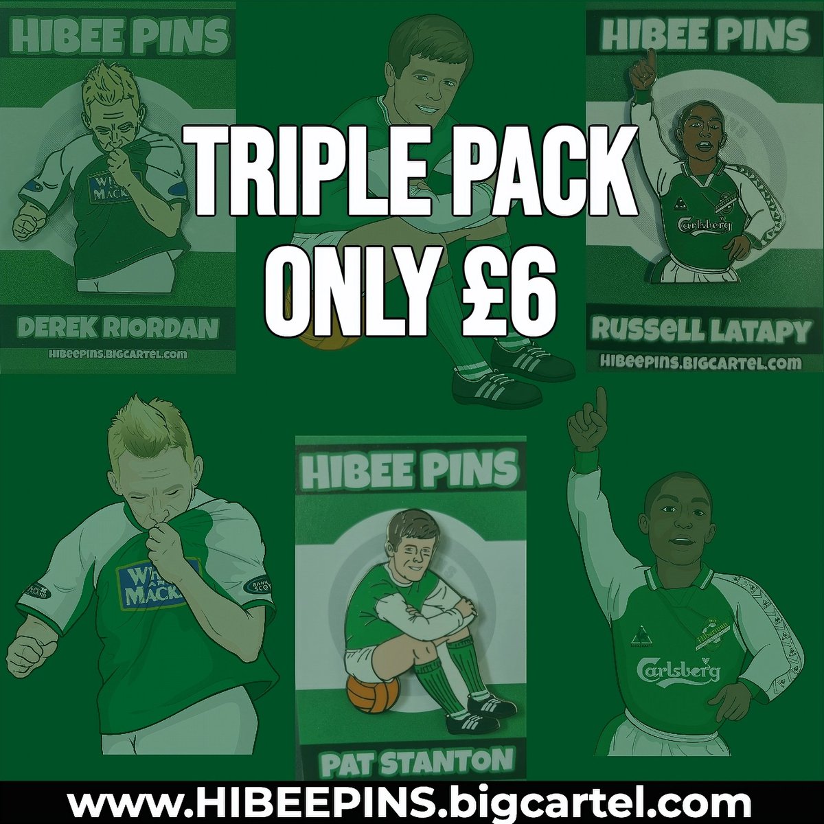 BRAVO #HibeePinners  🙌👏

Our #TriplePack is now #SoldOut BUT DO NOT WORRY, we still have an amazing deal with our #DoublePack 💚

#Latapy #Stanton for only £4 and they come with FREE stickers 🔥

Make sure you grab yours before they sell out 

🟢 HIBEEPINS.bigcartel.com 🟢