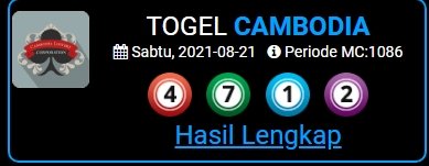 TxAngka's tweet photo. Result Togel CAMBODIA
21 agust 2021

4712

Sah !!
Selamat bagi yang jp

Result yang lebih cepat bisa cek di situs Resmi TXBETCC
Link :  http://23.94.95.179/

#txbetcc #togelonline #togelcambodia #togellovers https://t.co/GyLIYbqIZ5